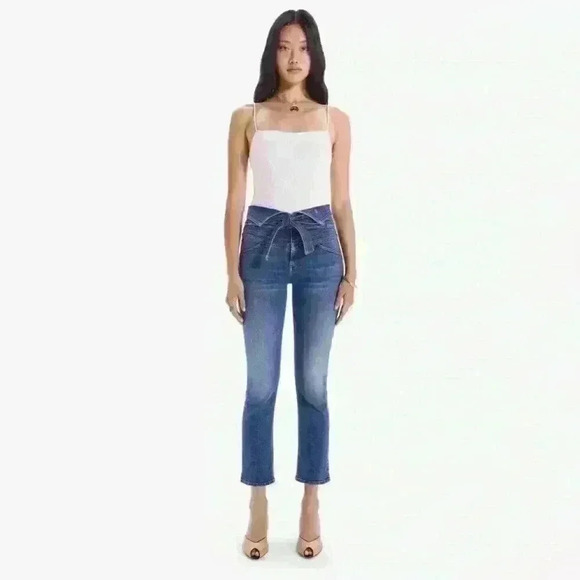 Mother Triple Stack Insider Ankle Jeans - Picture 1 of 12